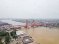 Ampera Bridge Palembang South Sumatra Indonesia Royalty Free Stock Photo