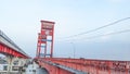 The Ampera Bridge, A Symbol of South Sumatera - Indonesia Royalty Free Stock Photo