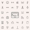ampermeter icon. Measuring Instruments icons universal set for web and mobile