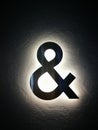 The ampersand, also known as the and sign, is the logogram &, representing the conjunction \