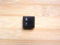 Ampersand key Royalty Free Stock Photo