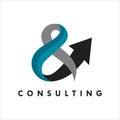 Ampersand logo symbol consulting logo