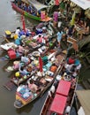 Amphawa Floating Market, Bangkok, Thailand Royalty Free Stock Photo