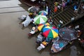 Amphawa Floating market, Thailand Royalty Free Stock Photo