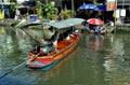 Amphawa, Thailand: Boatman on Canal Royalty Free Stock Photo