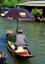 Amphawa, Thailand: Vendor at Floating Market