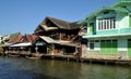 Amphawa, Thailand: Wooden Houses on a Canal