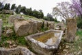 The Amphiareion of Oropos Greece scared spring and bath Royalty Free Stock Photo