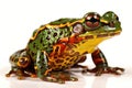 Amphibian : amphibians include frogs isolate on white background Royalty Free Stock Photo