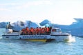 Amphibious vehicle in Ice Lagoon, Iceland