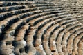 Amphitheater in the ancient city of Myra. Fragment of architecture. Turkey.