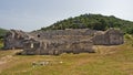 Amphitheater at archaelogical site of the ancient greek city Patara, near Fethiye Royalty Free Stock Photo