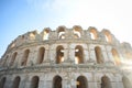 Amphitheater in El Djem from outside