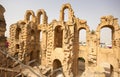 Amphitheater of El Jem in Djem, Tunisia Royalty Free Stock Photo