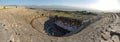 Amphitheater in hierapolis, Pamukkale Royalty Free Stock Photo