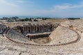 Amphitheater of Hierapolis, Pamukkale, Turkey Royalty Free Stock Photo