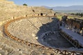 Amphitheater in hierapolis, Pamukkale - Turkey. Royalty Free Stock Photo