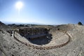 Amphitheater in hierapolis, Pamukkale - Turkey. Royalty Free Stock Photo
