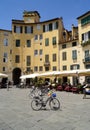 Amphitheater square in Lucca Royalty Free Stock Photo