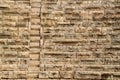 Amphitheater stairs and seating at restored ruins of Beit She`an Royalty Free Stock Photo