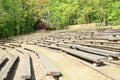 Amphitheater in open-air museum