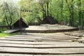 Amphitheater in open-air museum