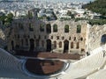 The amphitheatre in Athenes Royalty Free Stock Photo