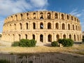 The Amphitheatre of El Jem modern-day city of El Djem, Tunisia, formerly Thysdrus Royalty Free Stock Photo