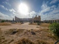 The Amphitheatre of El Jem modern-day city of El Djem, Tunisia, formerly Thysdrus Royalty Free Stock Photo
