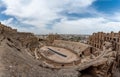 Amphitheatre of El Jem in Tunisia. Amphitheatre is in the modern-day city of El Djem, Tunisia, formerly Thysdrus in the Roman Royalty Free Stock Photo