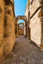 Amphitheatre of El Jem in Tunisia Royalty Free Stock Photo