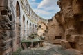 Amphitheatre of El Jem, Tunisia Royalty Free Stock Photo