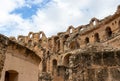 Amphitheatre of El Jem, Tunisia Royalty Free Stock Photo