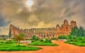 Amphitheatre of El Jem, a UNESCO world heritage site in Tunisia Royalty Free Stock Photo