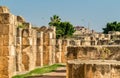 Amphitheatre of El Jem, a UNESCO world heritage site in Tunisia Royalty Free Stock Photo