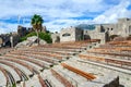 Amphitheatre in fortress Kanli Kula (Bloody Tower), Herceg Novi, Royalty Free Stock Photo