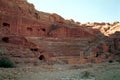 Amphitheatre, Petra, Jordan Royalty Free Stock Photo