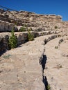 Amphitheatre at Segesta, Sicily, Italy Royalty Free Stock Photo