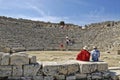 Amphitheatre in Segesta Sicily Royalty Free Stock Photo