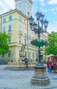 The Amphitrite fountain in Lvov