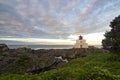 Amphitrite Lighthouse in Ucluelet Royalty Free Stock Photo