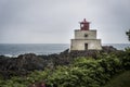 Amphitrite Point Lighthouse in British Columbia Canada