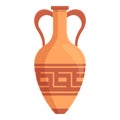 Amphora classical icon, cartoon style Royalty Free Stock Photo