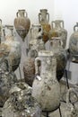 Amphorae found in ancient shipwrecks Royalty Free Stock Photo