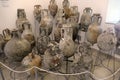 Amphorae found in ancient shipwrecks