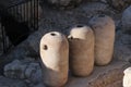 Amphorae in the old city of Jerusalem