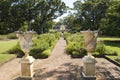 Amphoras and manor house, South Africa Royalty Free Stock Photo