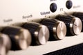 Amplifier controls Royalty Free Stock Photo