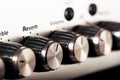 Amplifier controls Royalty Free Stock Photo