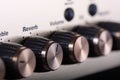 Amplifier controls Royalty Free Stock Photo